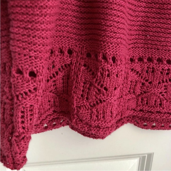 RUBY RD, PLUS SIZE 2X SWEATER KNIT FALL WONDEERS PULLOVER WITH CROCHET DETAILps2 - Picture 5 of 7